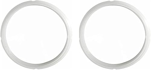 Miniatura 1 de Paquete de 2 anillos de sellado de 5 y 6 cuartos de galón, anillo de sellado interior de olla, accesorios para olla a presión eléctrica, sin BPA,