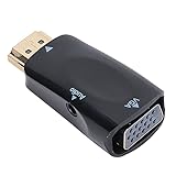 MENDUNER Adaptador VGA Undertrial 1080p Plug -ENPLATO y Adaptador de Juego Convertidor para la Presentación de la Oficina