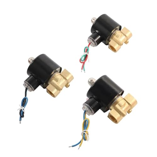 Électrovanne 3/8" laiton normalement fermée 12V unidirectionnelle