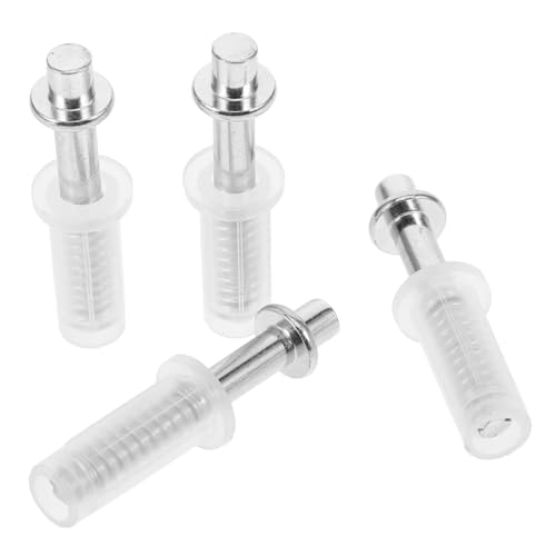 Kit de herrajes para puerta plegable 4 piezas con pivotes superiores para puertas dobles de clóset, accesorios de fácil instalación miniatura 1
