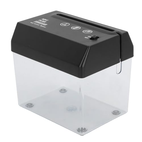 Destructeur de papier mini compact haute sécurité pour la maison