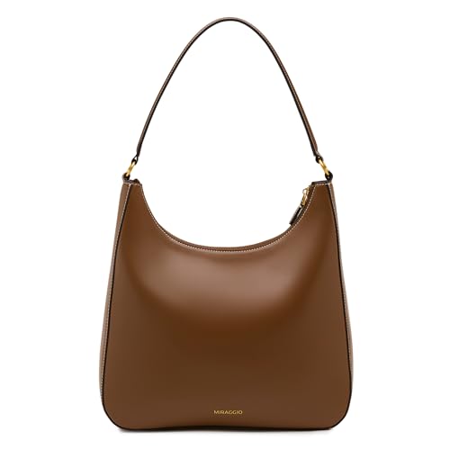 Image of Miraggio Juno Hobo Bag | Women Shoulder Bag For Office Travel | Gift Items For Women | Solid Hobo Bags