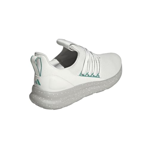 adidas Men's Lite Racer Adapt 7.0 Sneaker, Crystal White/Pure Teal/Grey, 9.53