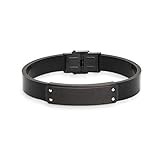 herr eden anzug preis 0 Xenox Herren Leder Armband mit schwarzer Edelstahl Platte - Eden Elements X4084