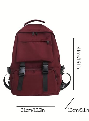 Image of Glowic Spacious Backpack with Compartments for 15-Inch Laptop, Books, Headphones, Phone, Wallet, and Water Bottle - Ideal for Daily Use