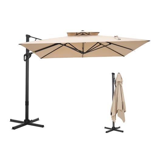 Sophia & William 10 ft Cantilever Umbrella, Beige