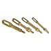 Tipton Solid Brass Slotted Tip Gun Jag 4 Pack with 8-32 Threads for Rifle and Handgun Cleaning and Maintenance