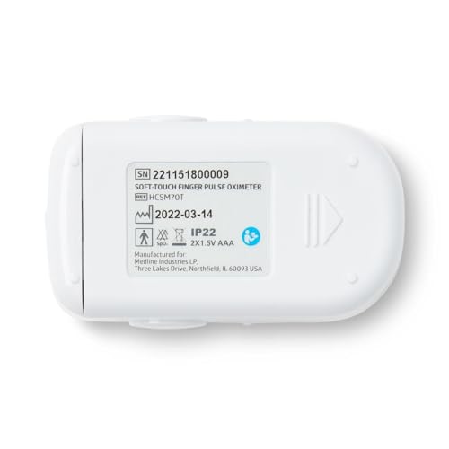 Medline Soft-Touch Bluetooth Fingertip Pulse Oximeter, One Each - Image 4