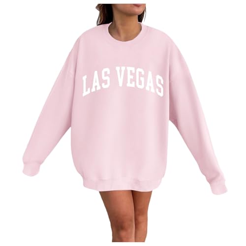 Sweatshirt femme et homme col rond imprimé Las en taille XXL