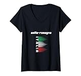 donna souvenir vacanze emilia-romagna - emilia-romagna italia maglietta con collo a v