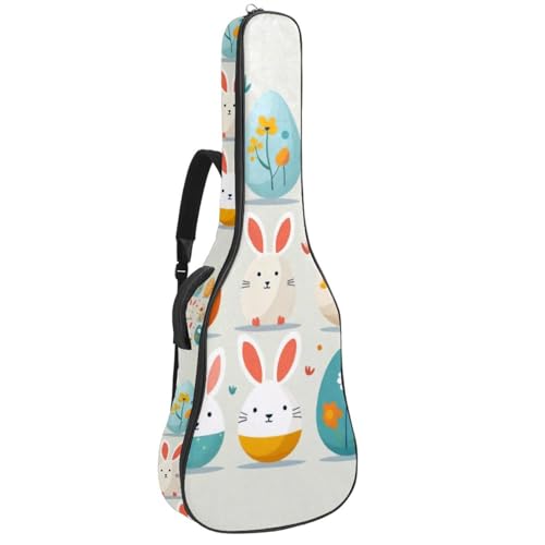 Sac pour guitare acoustique 40-42 pouces housse imperméable à motif de Pâques