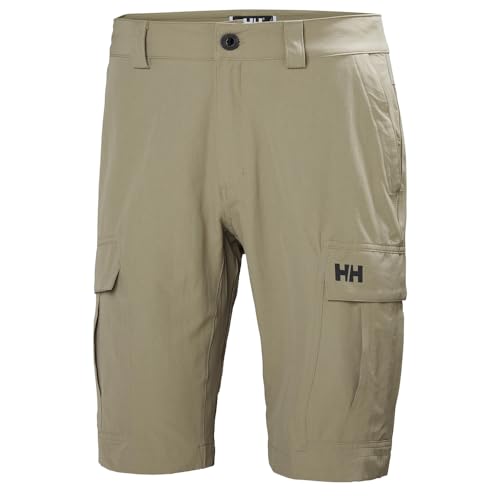 Helly Hansen Hh Qd Cargo Shorts 11, Pantaloni Sportivi Uomo, Marrone (Marrón Claro 720), 28