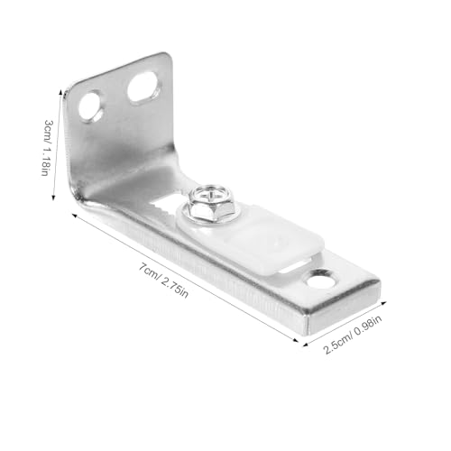 Angoily kit de herrajes para puerta corrediza, diseño moderno para fácil instalación miniatura 2