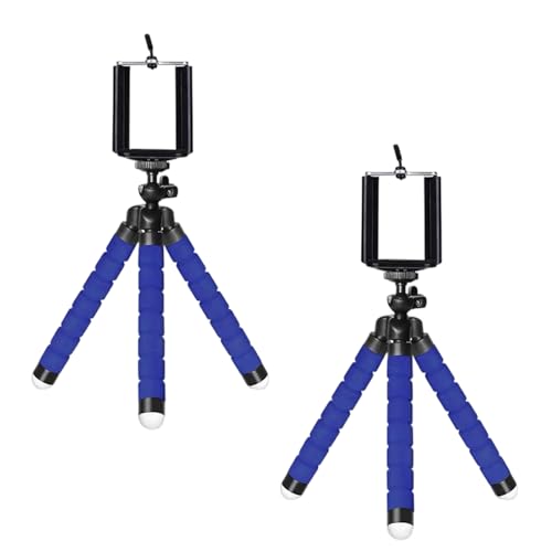 2 pz Treppiede Flessibile Portatile Regolabile Stand Con Clip Staffa Supporto di Montaggio Per Cellulare Action Camera