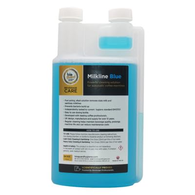 Bioguard - Líquido limpiador de leche - Azul 1 litro para máquinas lácteas