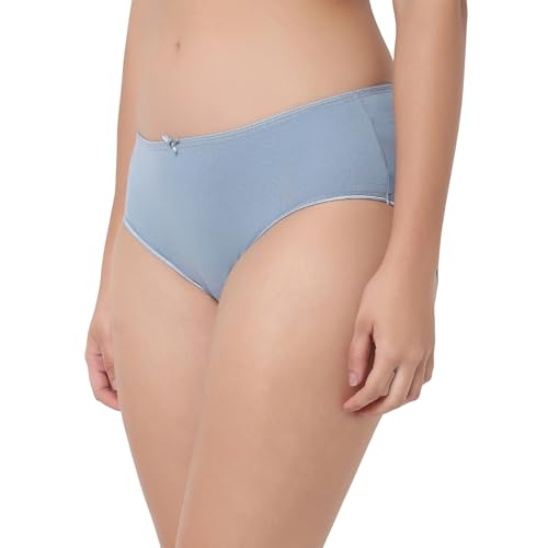 Image of juliet Cotton Hipster Premium Panties Set of 5 Full Coverage Stretchable Fabric