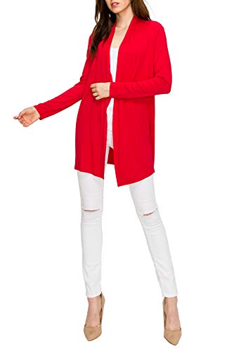 EttelLut - Women's Long Cardigans Wrap Sweater - Lightweight Summer Dress with Open Front - Comfy, Commuting, Work and Travel