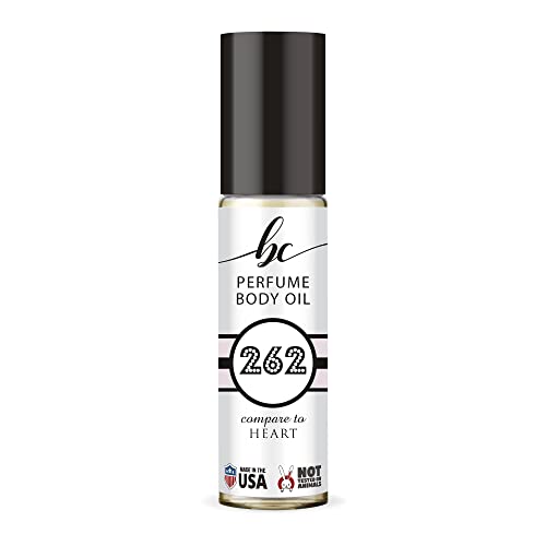 BIOCURA BC Perfume 262 Inspired by Botanika Heart For Women Replica Fragrance Body Oil Dupes Alcohol-Free Sample Travel Size Concentrated Long Lasting Roll-On 0.3 Fl Oz/10ml