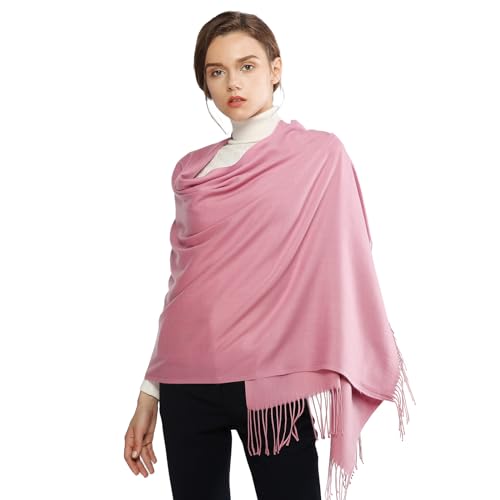Image of RIIQIICHY Women's Fringe Shawl Wrap Pashmina Scarf for Wedding Evening