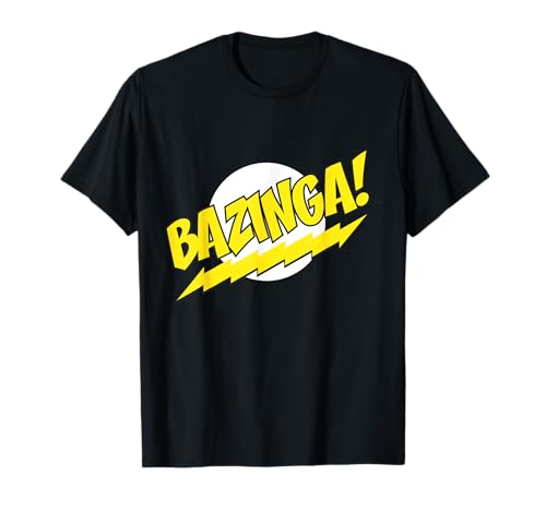 US Big Bang Theory +Logo Bazinga 01 Camiseta