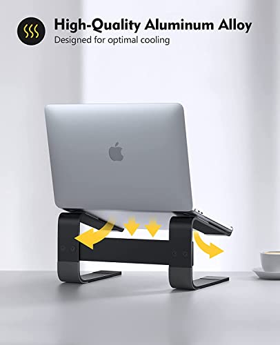 Soqool Laptop Ständer, Aluminium Laptop Stand mit Belüftung, – Ansicht 4