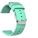 IELIELE Compatible 20mm Watch Band, Waterproof Replacement Wristbands Straps for Samsung Gear S2 Classic/Withings (Nokia) Steel HR 40mm/ Galaxy Watch 42mm (Cyan, 20mm)