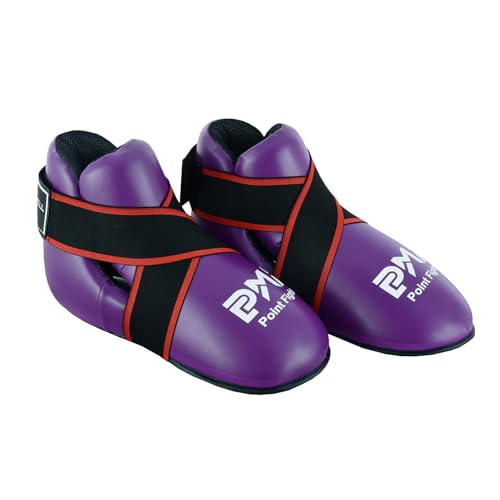 Bottes de boxe semi-contact violettes Playwell chaussure combat