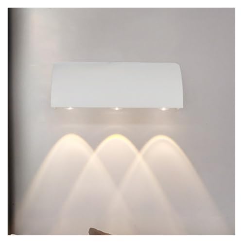 Applique murale LED d'entrée noire luminaire chic de 3W
