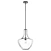 Kichler Everly 19.75" 1 Light Bell Pendant Clear Seeded Glass Olde Bronze?