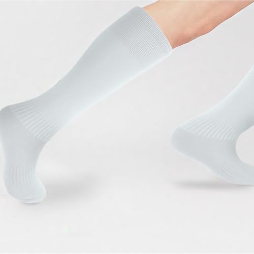 3 Pairs Baseball Socks Softball Knee-High Athletic Socks Stretchy Compression Soccer Socks for Youth Men and Women2