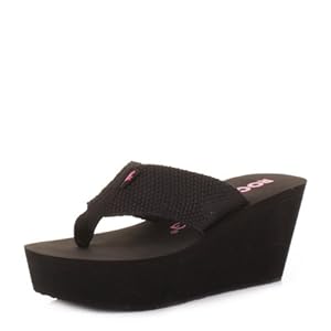 Rocket Dog Diver Teenslippers voor dames, roze (floral)