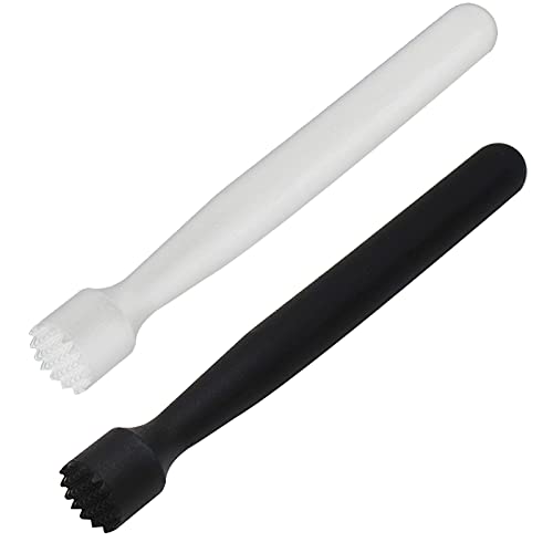2 Stück Cocktail Stössel Stößel Eiszerkleinerer Einfach zu Reinigen Hygienisch zum Debuggen Köstlicher Cocktails Getränke und Säfte Ideales Bartendel Werkzeug für Zuhause und Bar Länge 8,1 Zoll
