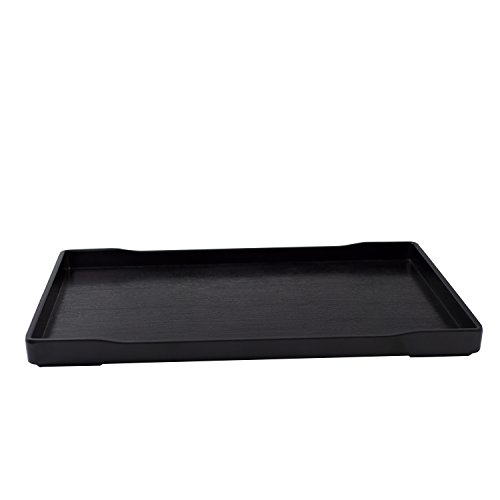 OMEM Reptile Bowl Large Food and Water Dish Also Fit for Bath (XL, Black) - Thumbnail 3