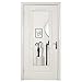 Mirrotek - Full Length Adjustable Over The Door Mirror Gold Aluminum Finish - Hanging Instant Install Long Full Body Mirror for Bedroom, Dorm Room