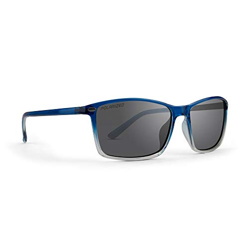 Epoch Eyewear Murphy Sport Cycle Sunglasses Blue Fade Frame with Polarized Smoke Lens3