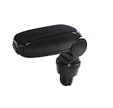  Mittelarmlehne mit Staufach Schwarz Textilbezug Passgenau Armlehne Auto PKW Hochwertig