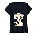 Photo Gallery donna divertente tatuaggio dicendo tatuaggio spazzatura umorismo sarcasmo ironia scherzo maglietta con collo a v Photo Gallery donna divertente tatuaggio dicendo tatuaggio spazzatura umorismo sarcasmo ironia scherzo maglietta con collo a v