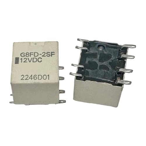 Relais électromécanique G8FD-2SF 12VDC à 8 broches pour PCB