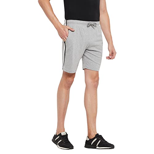 Image of Duke Stardust Men M. Grey Melange Color Regular Shorts M