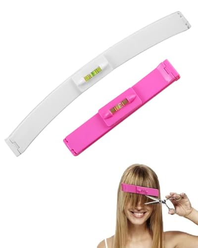 KGDUYC 2 pezzi clip strumento per il taglio dei capelli fai da te. Set professionale per taglio capelli con righello per lo styling