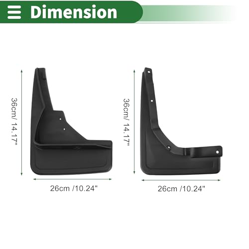 Image of Motoforti Mud Flaps Splash Guards Mud Guards for Holden VE SS SSV SV6 2013-2017 W /Mount Accessories