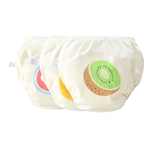 Image of Unisex Potty Underwear Cotton Toddler Boys and Girls Pee Training Underpants Waterproof Reusable Pants 6-Pack