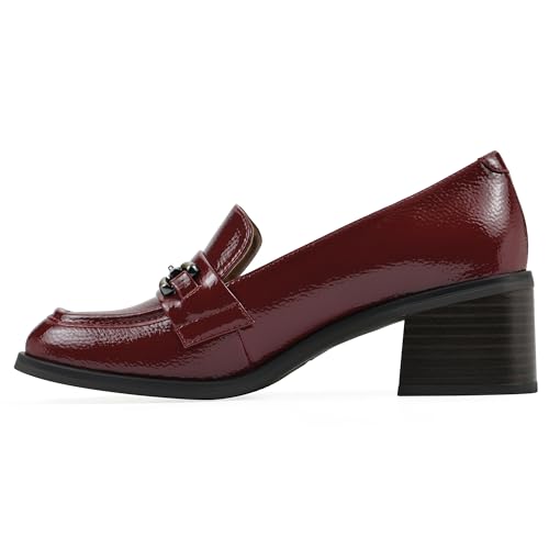 Image of WHITE MOUNTAIN Women's Nacho Block Heel Loafer