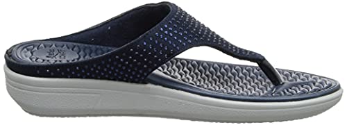 Image of Bata Comfit Women Blossom Thong Grey Flats