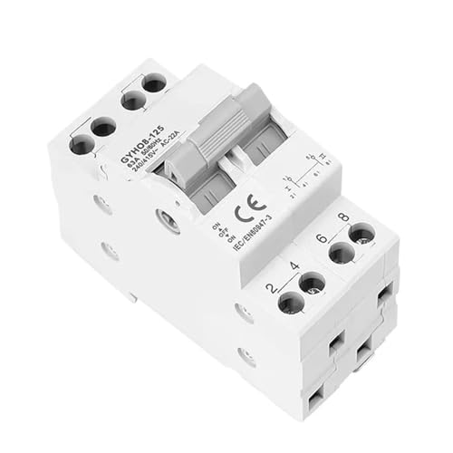 Isolateur CA 1P 63A manuel GYHO8 MTS et inverseur de source pour tableau électrique