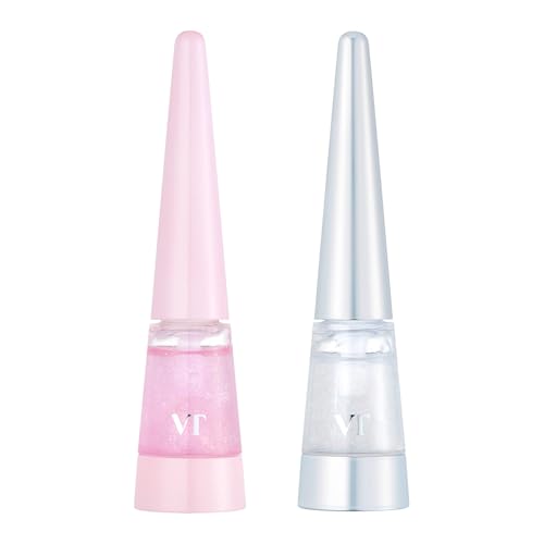 VTCOSMETICS(ブイティコスメテックス) リードルS リッププランパー 4.3g 保湿 透明 ツヤ感 リップグロス 韓国コスメ (セット(クリスタル&トゥインクル）)