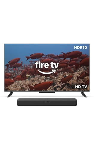 Image of Amazon Fire TV 32" 2-Series (newest model) with Fire TV Soundbar