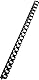 Leitz 37580 Plastikbinderücken, A4, Kunststoff, 14 mm, 125 Blatt, 100 Stück, schwarz