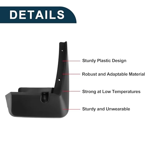 Image of Mud Flaps Splash Guards for Toyota Sienna 2022-2024 Front & Rear Mud Guards W /Mount Accessories