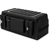 Beauenty Car Trunk Organizer Storage Box,Foldable Large Capacity Car Boot Storage Organiser,6 Compartments Boot Organizer,3 Layer Protection and Non-Slip Bottom for SUV Van Vehicle Camping Picnic(70L)